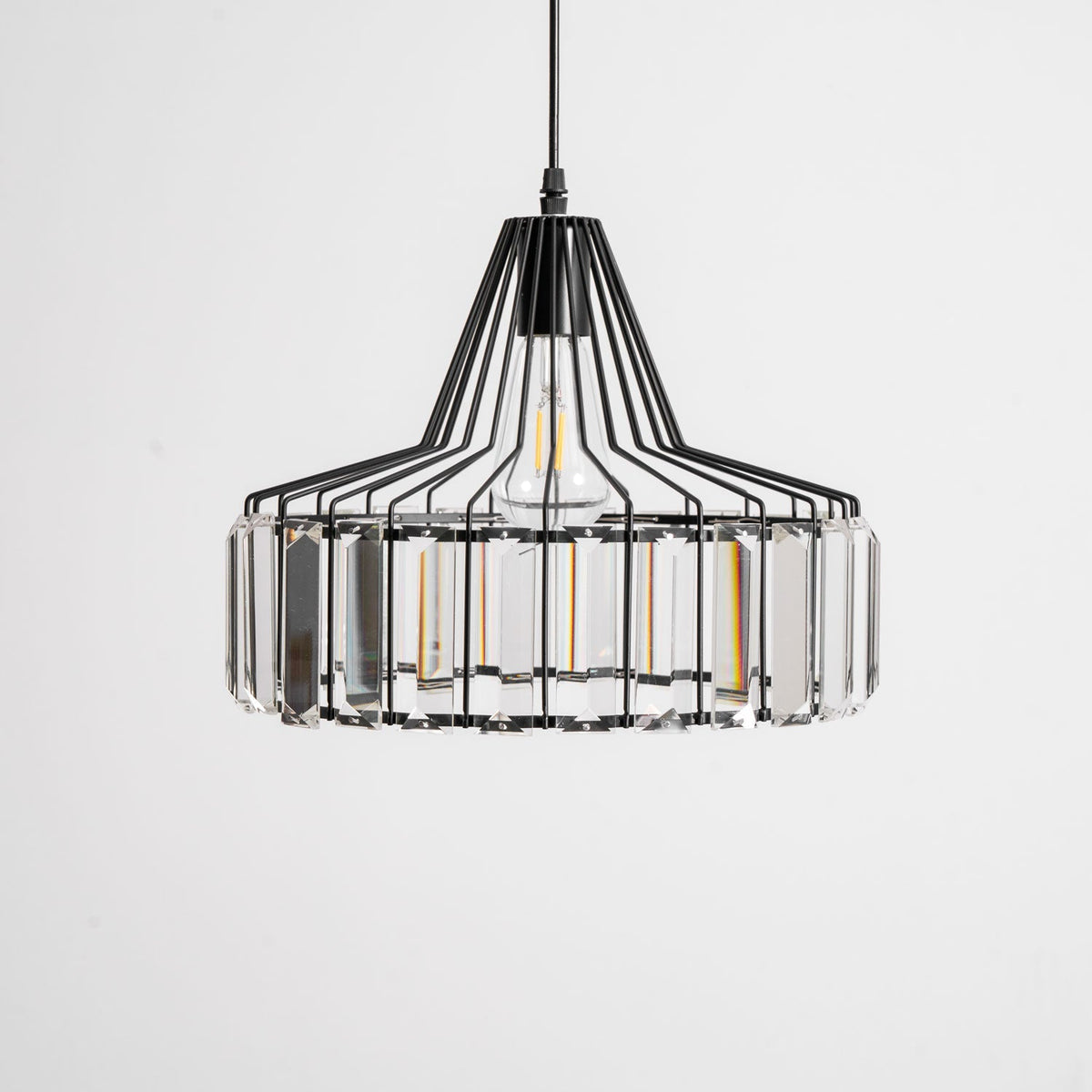 Crystal Drum Pendant Lamp - Vakkerlight