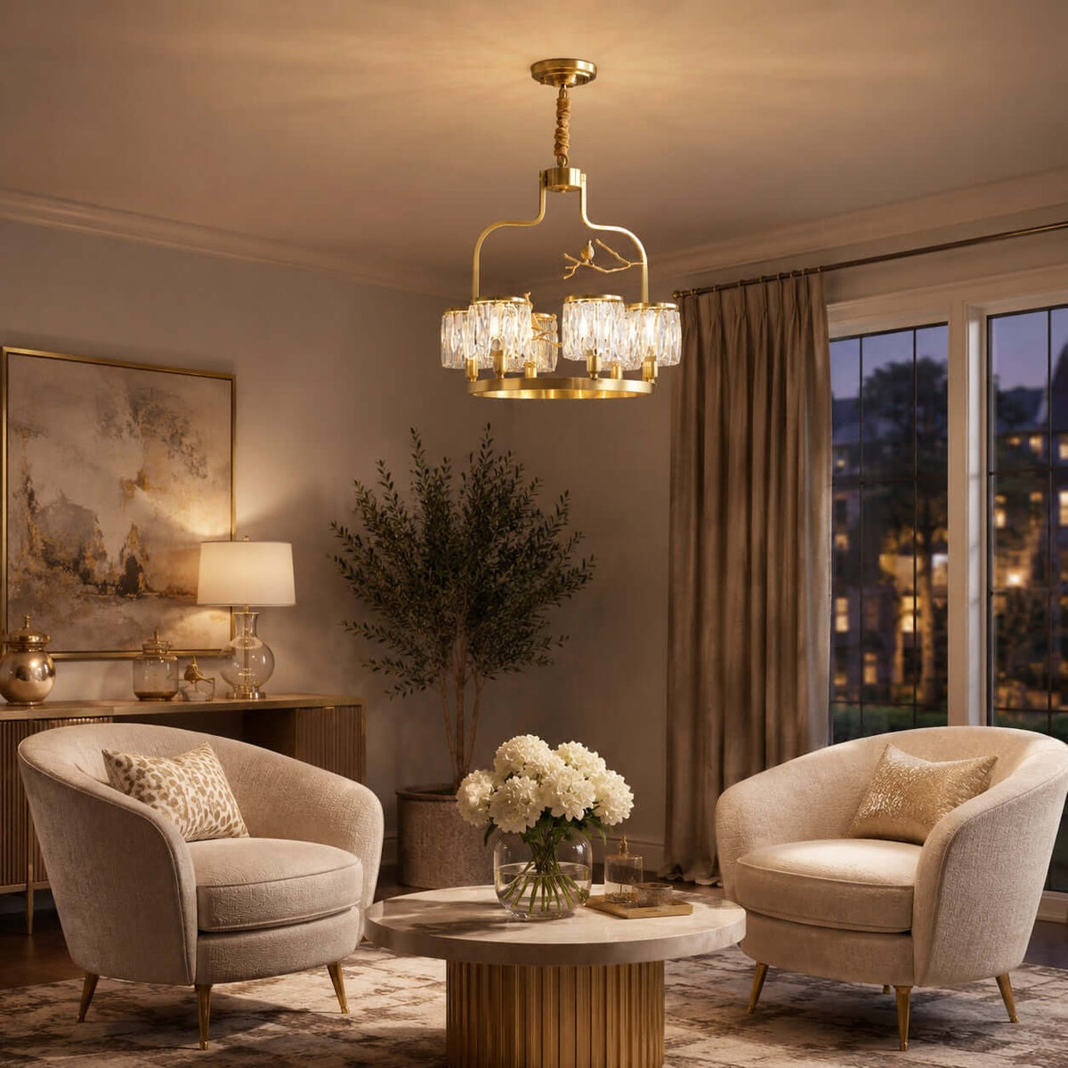 Palora Bird Inspired Chandelier