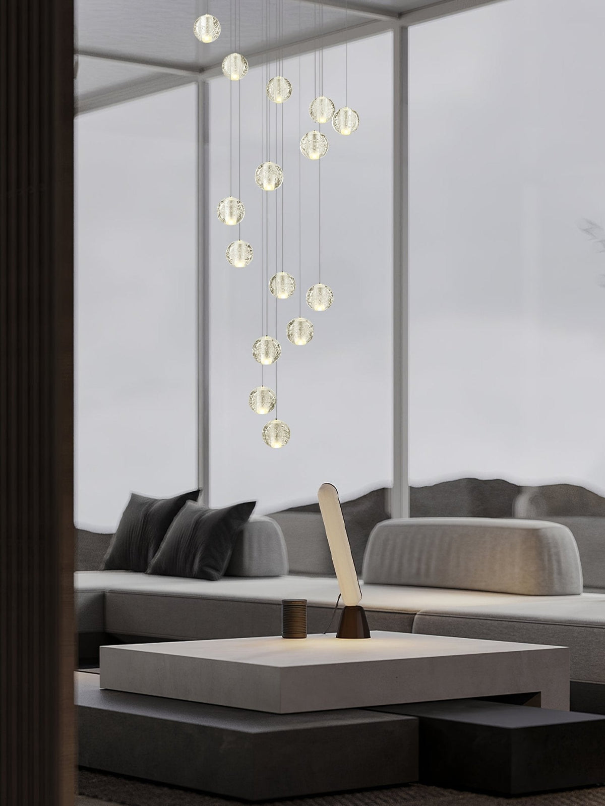 Crystal Bubbles Balls Pendant Lamp – detail 14