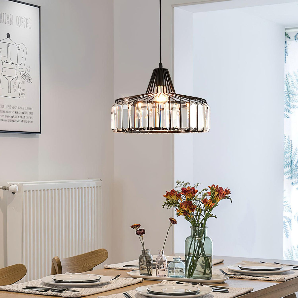 Crystal Drum Pendant Lamp – detail 7