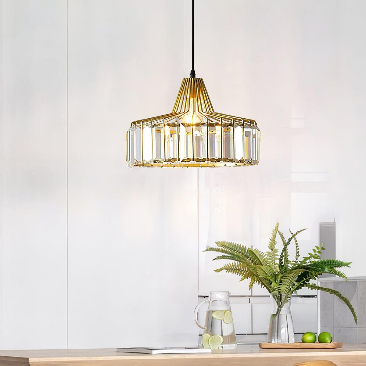 Crystal Drum Pendant Lamp – detail 3