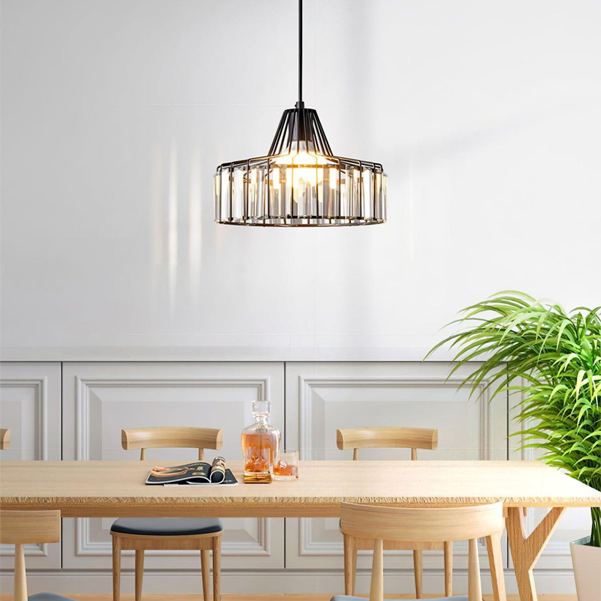 Crystal Drum Pendant Lamp – detail 2