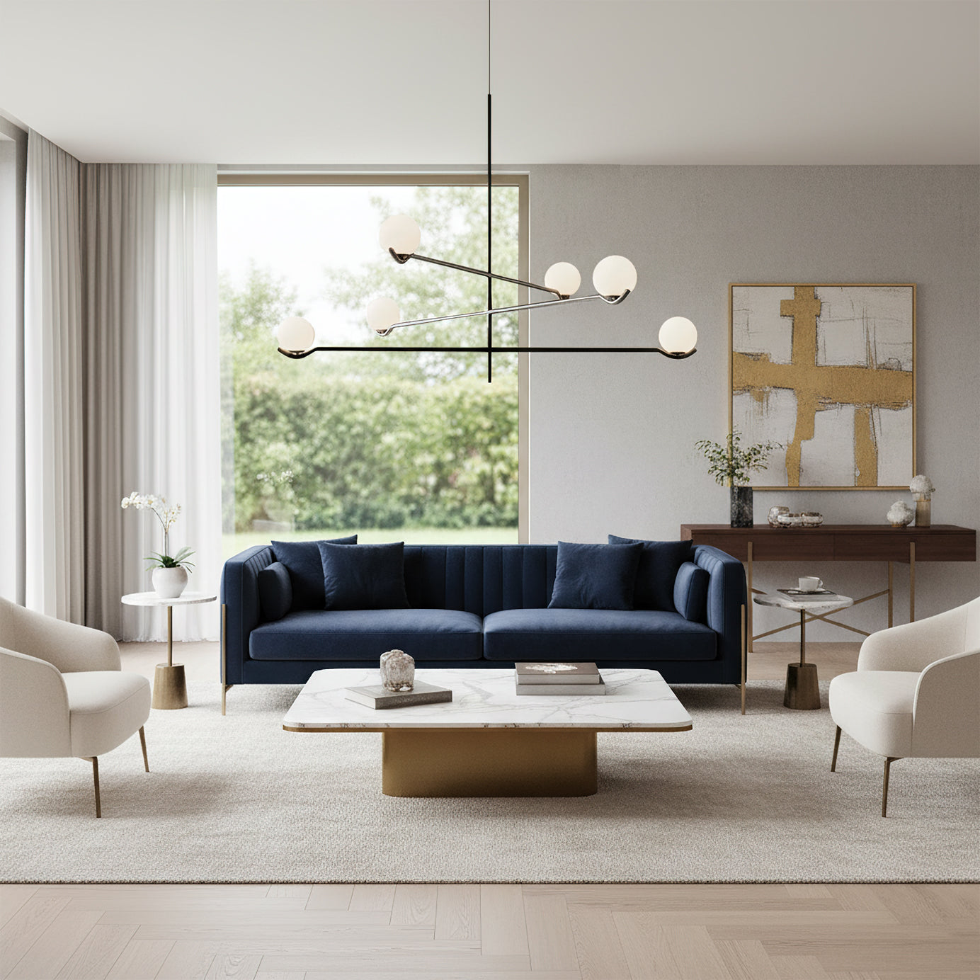 Orensonyn Globe Pendant Light