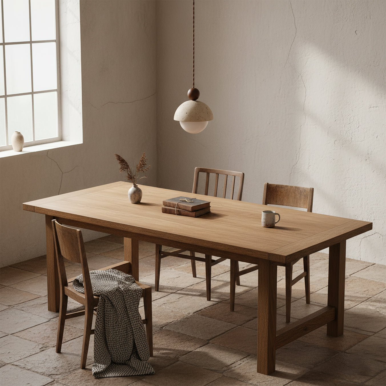 Serolen Travetine Pendant Light