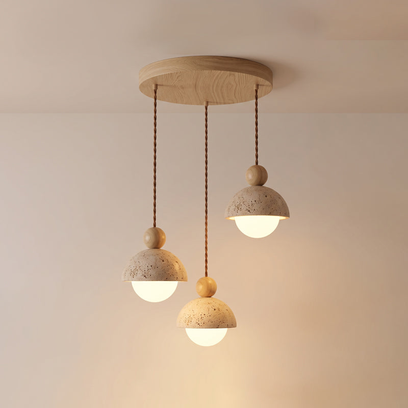 Serolen Travetine Pendant Light