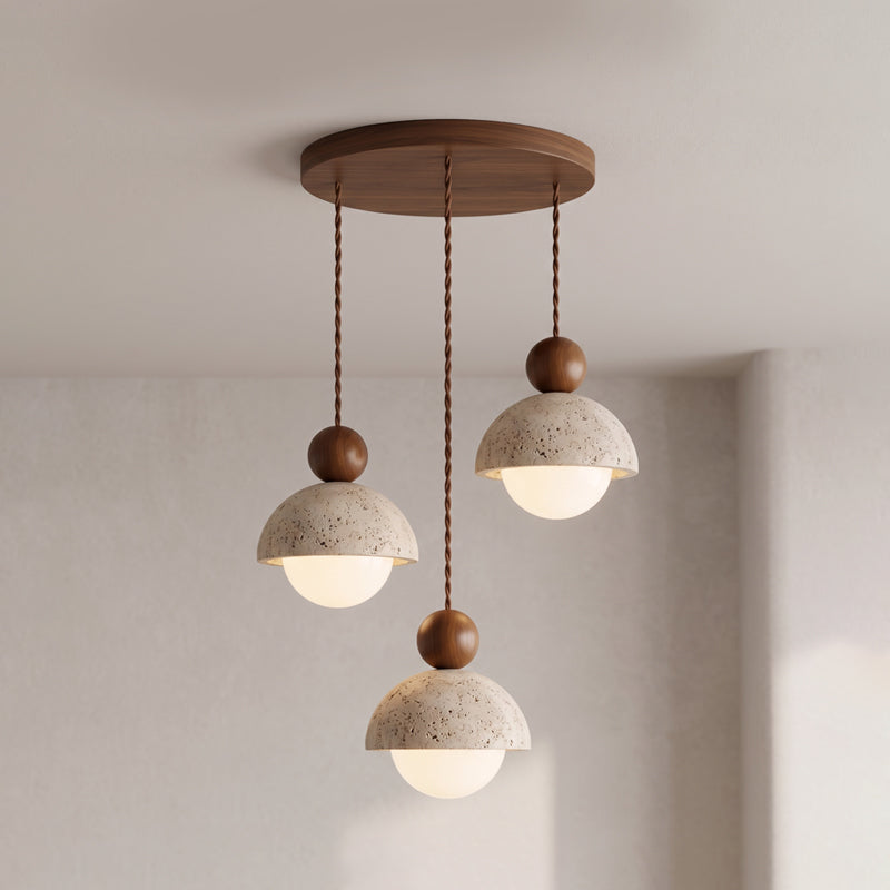 Serolen Travetine Pendant Light