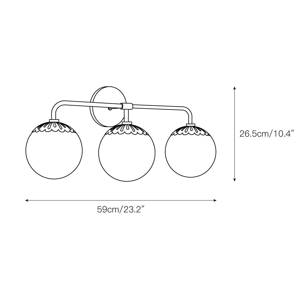 Quini Globe Wall Light