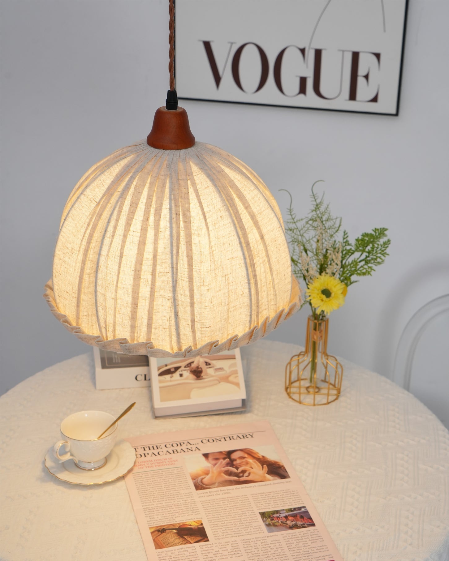 Elkan Pumpkin Pendant Light