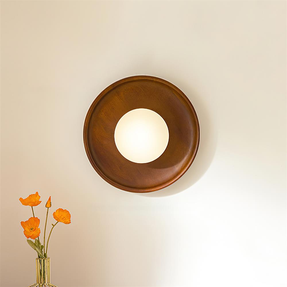 Lexaywell Outdoor Round Wall Light