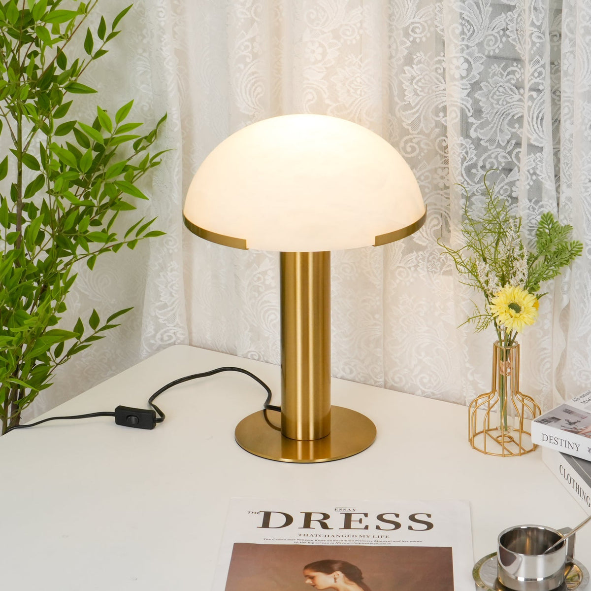 Elegance Alabaster Table Lamp – detail 27