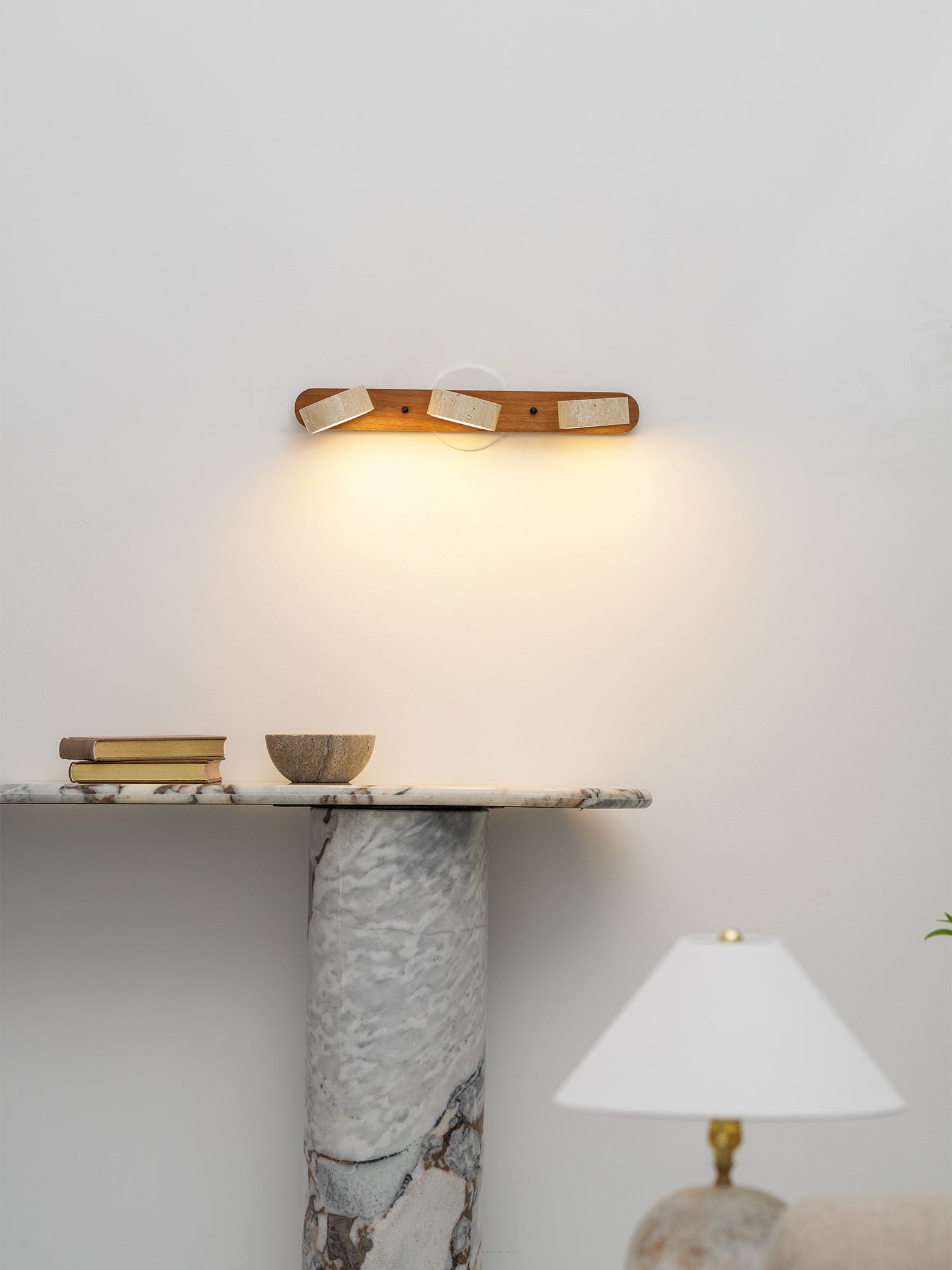 Valesco Travertine Wall Light