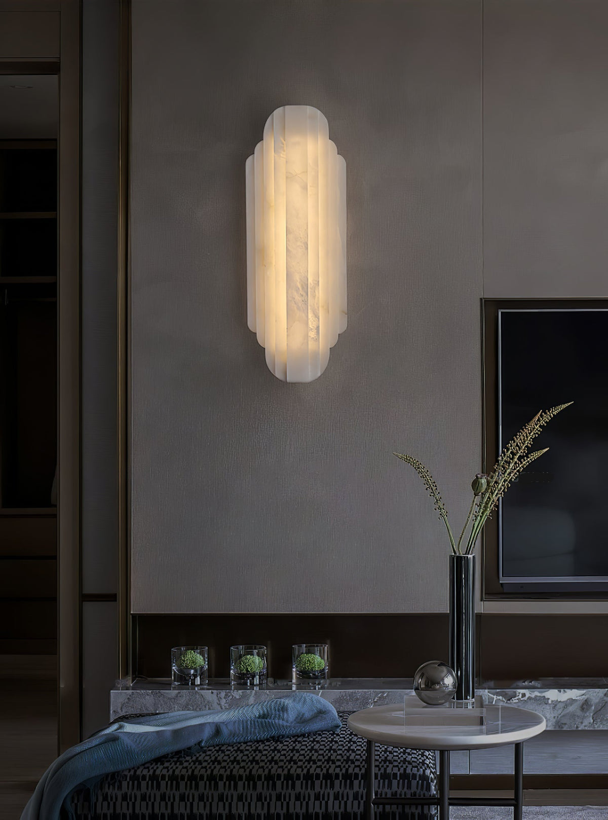 Estelle Alabaster Wall Sconce – detail 11