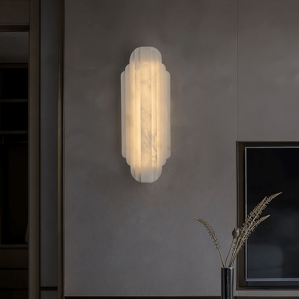 Estelle Alabaster Wall Sconce – detail 7