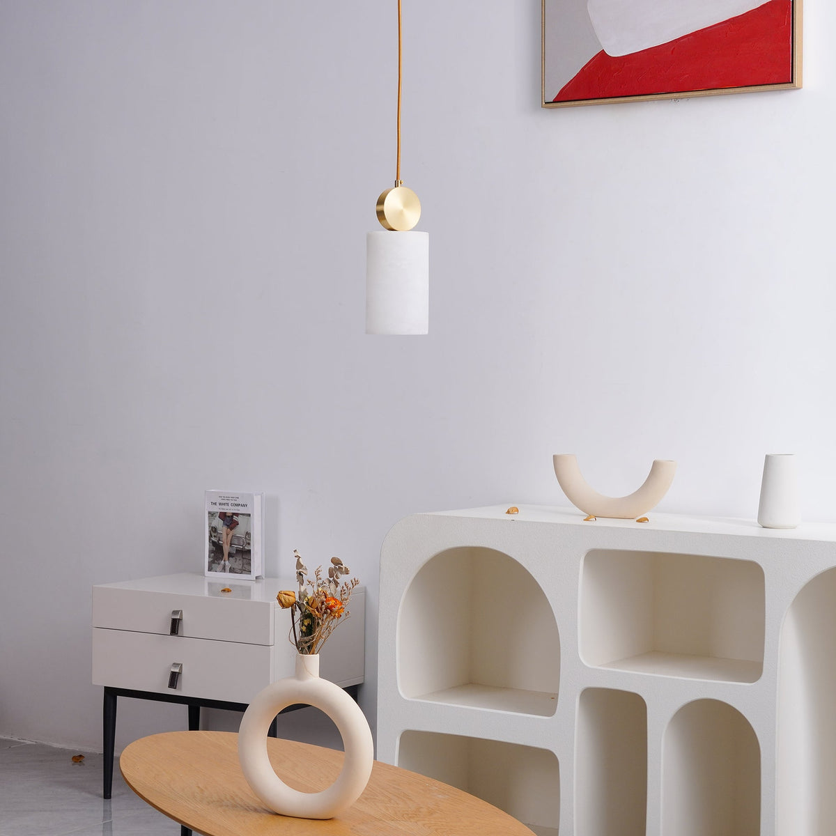 Obolus Alabaster Pendant Light – detail 17