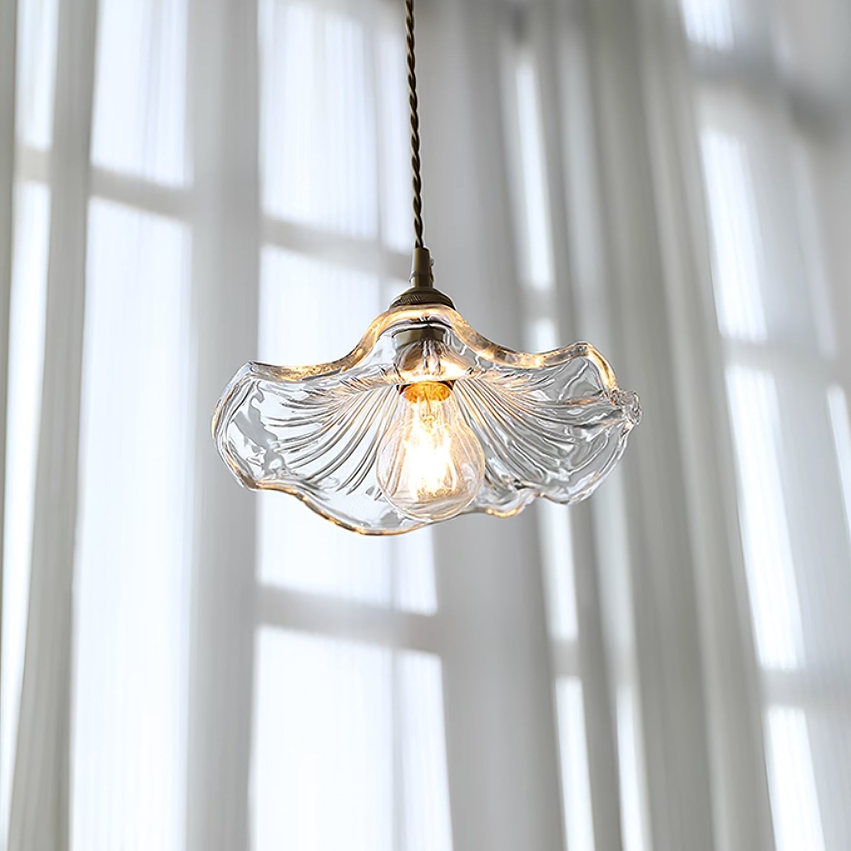 Rodenford Flower Plug In Pendant Light