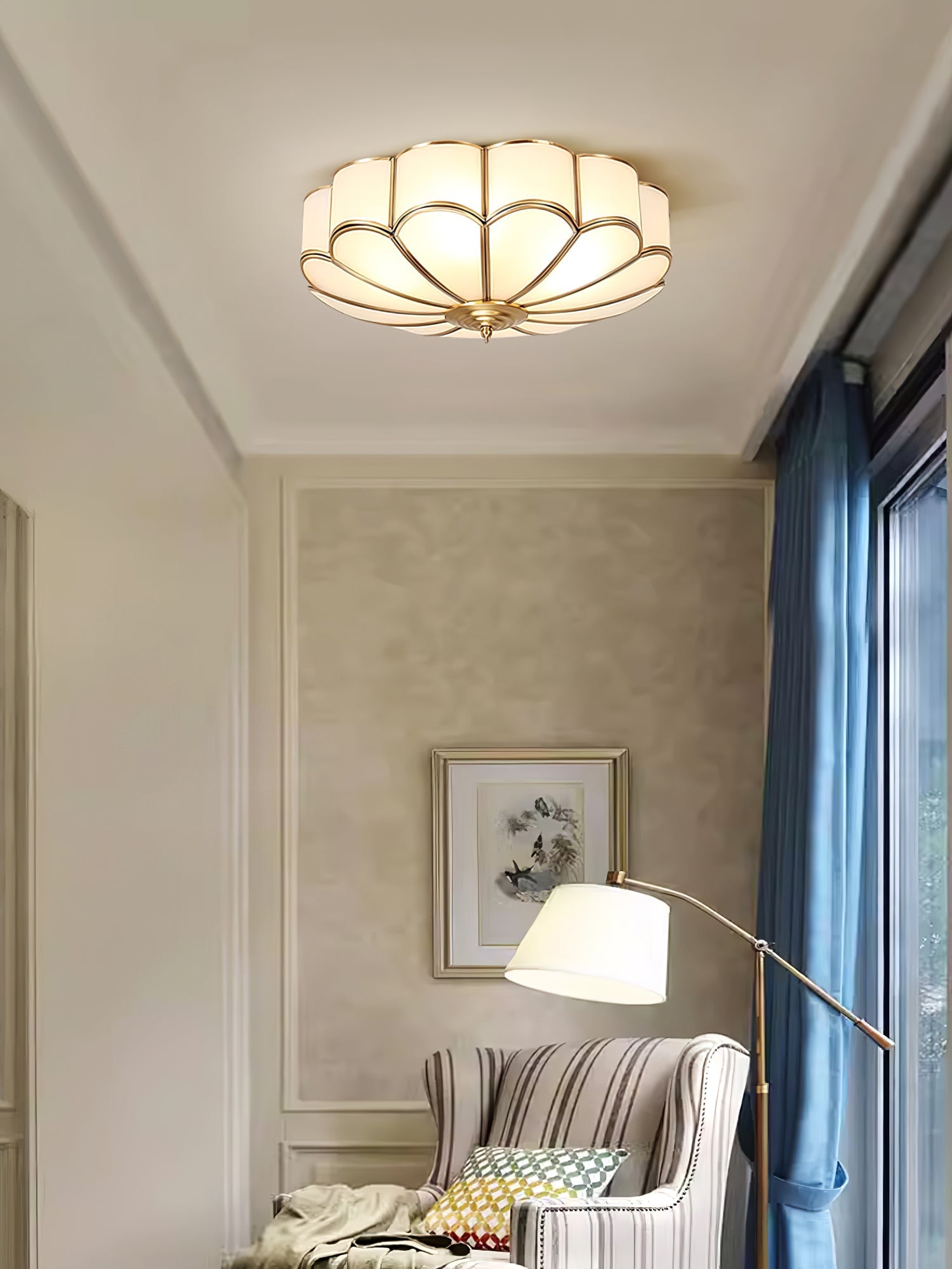 Paxley Floral Ceiling Light