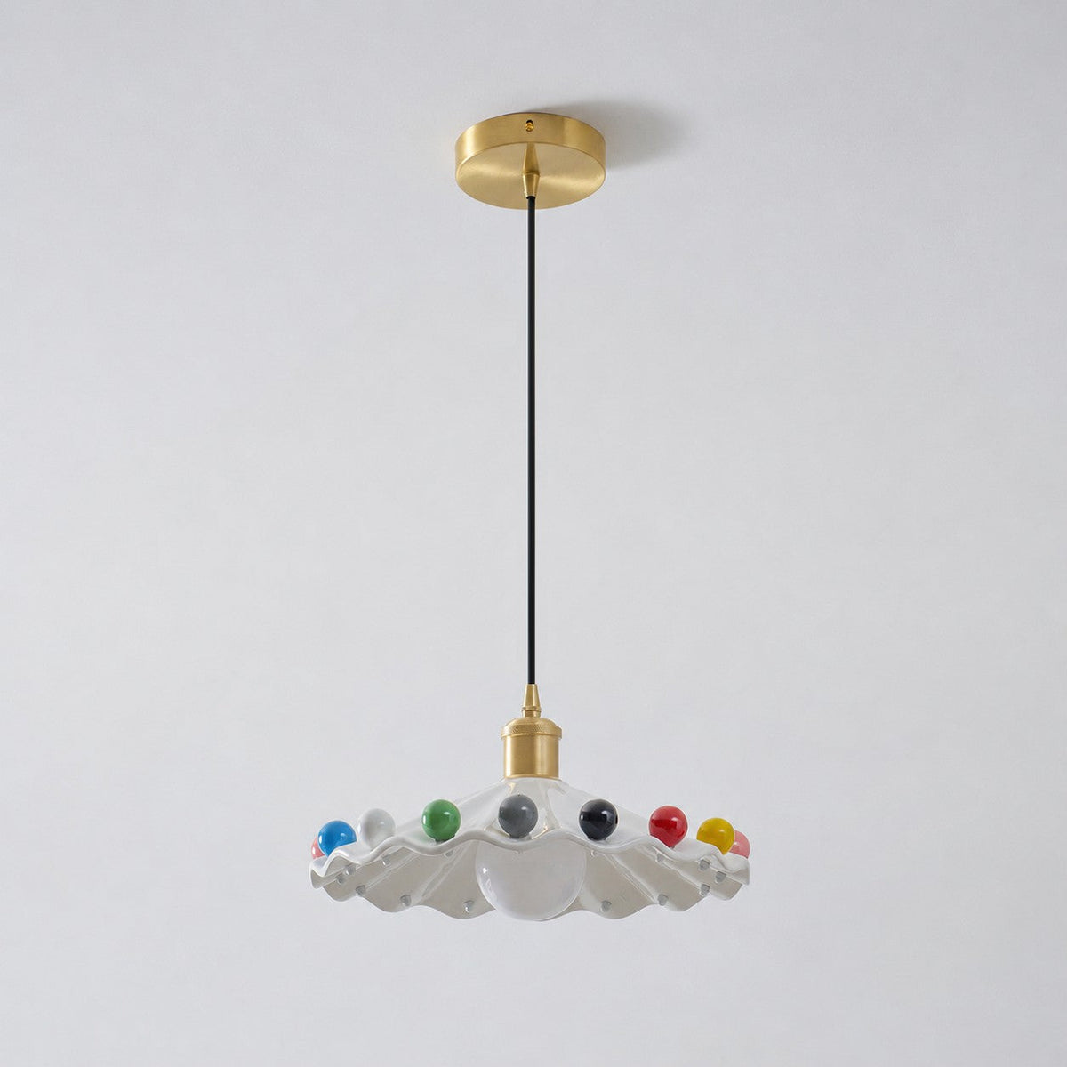 Lumis Scalloped Pendant Light