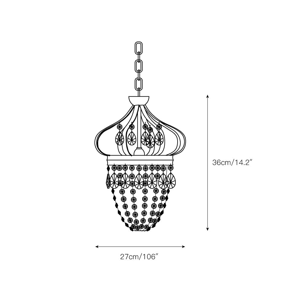 Emmo Tear Drop Chandelier