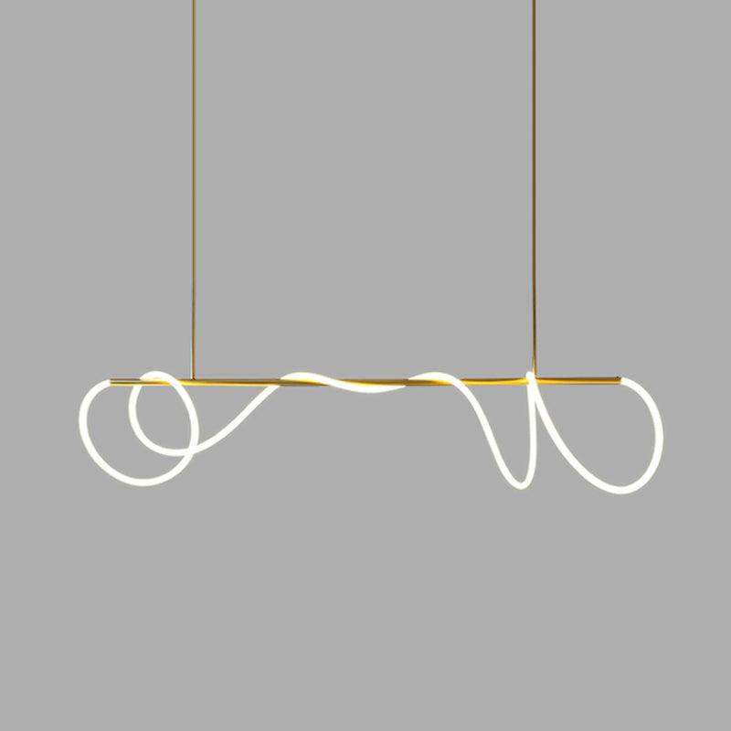 Flexible Linear Curve Chandelier – detail 36