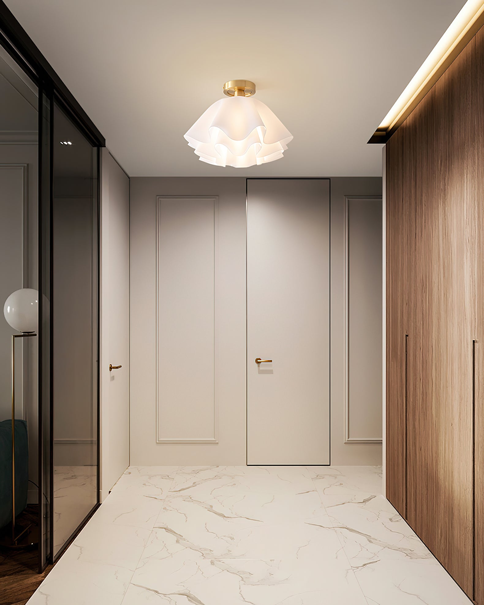 Nolano Flower Shape Ceiling Light