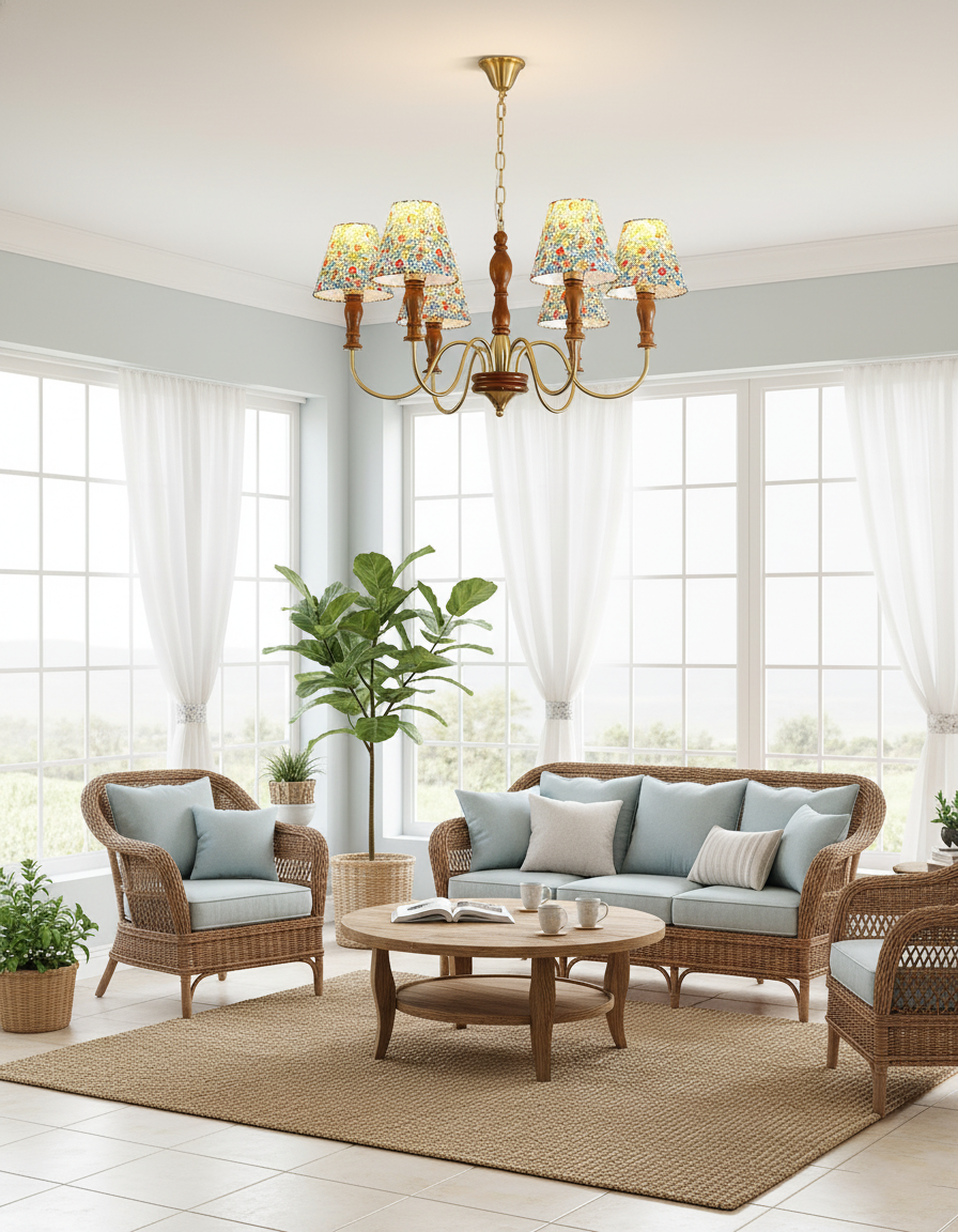 Valeiobay Floral Chandelier