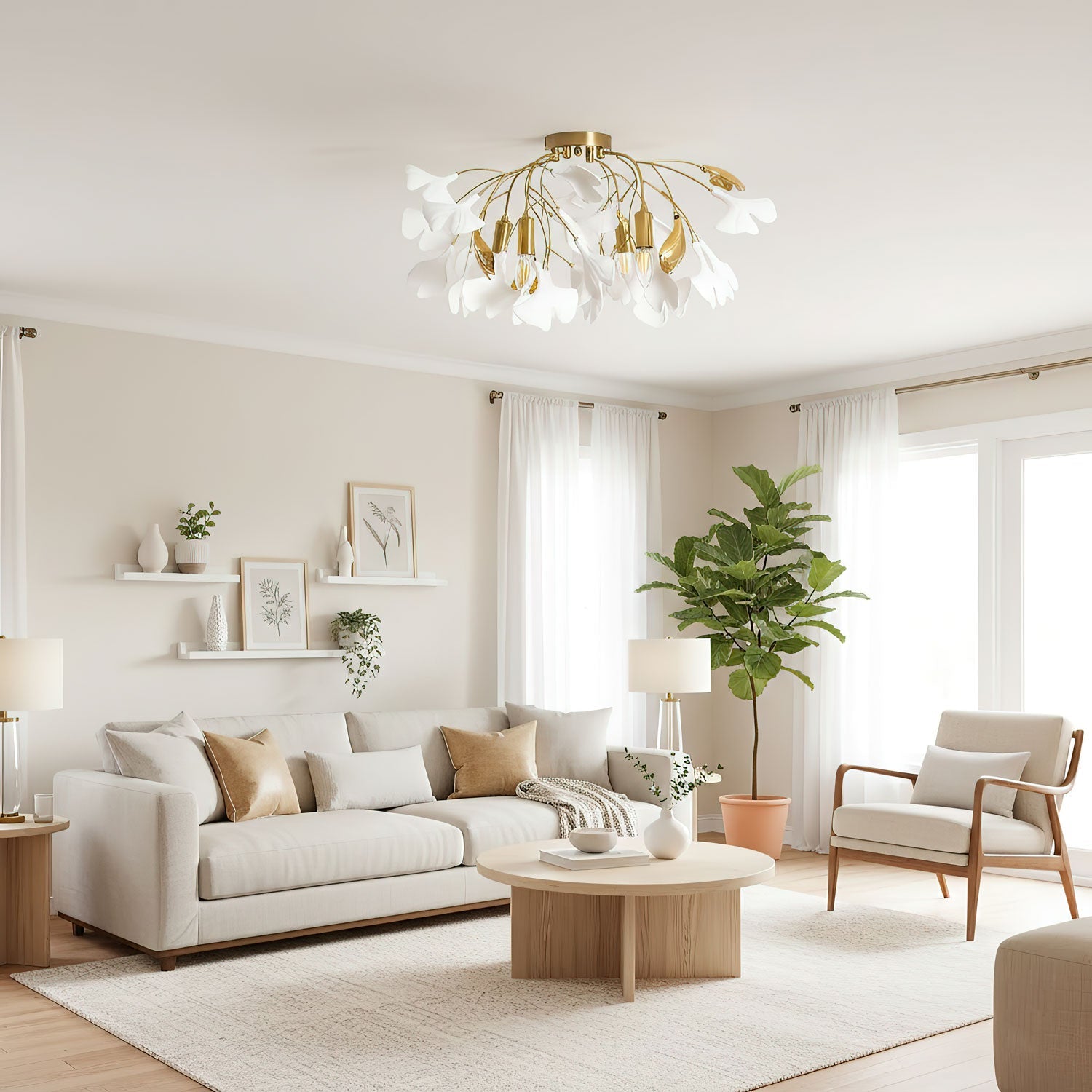 Emkaer Ginkgo Ceiling Light