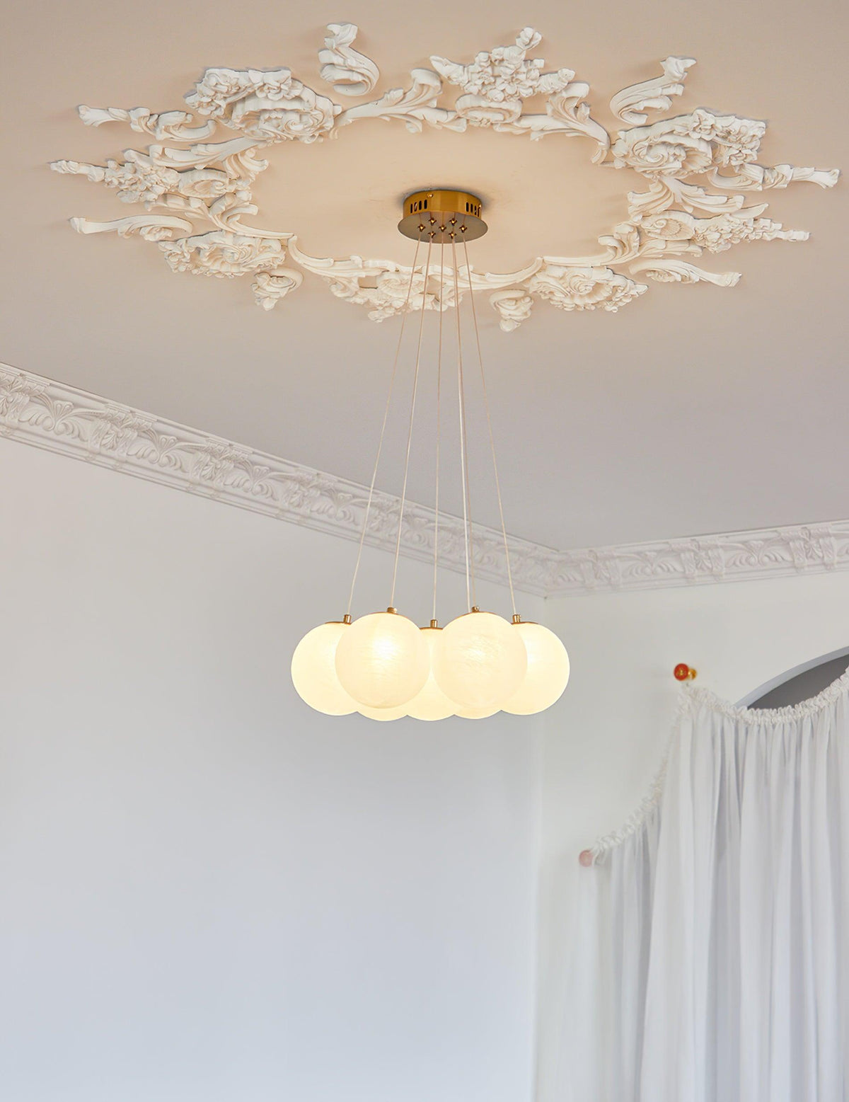 Glass Cluster Chandelier – detail 35