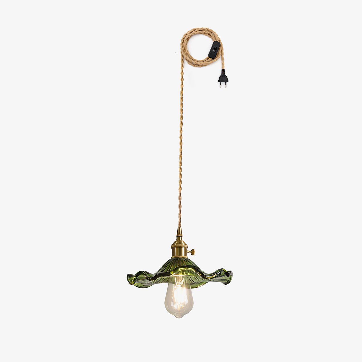 Paloia Vintage Plug In Pendant Light