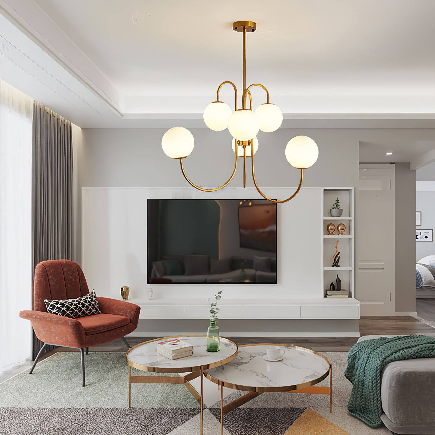 Jornoen Globe Chandelier