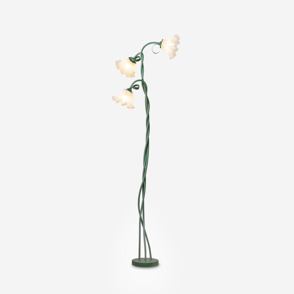 Talivay Floral Floor Lamp