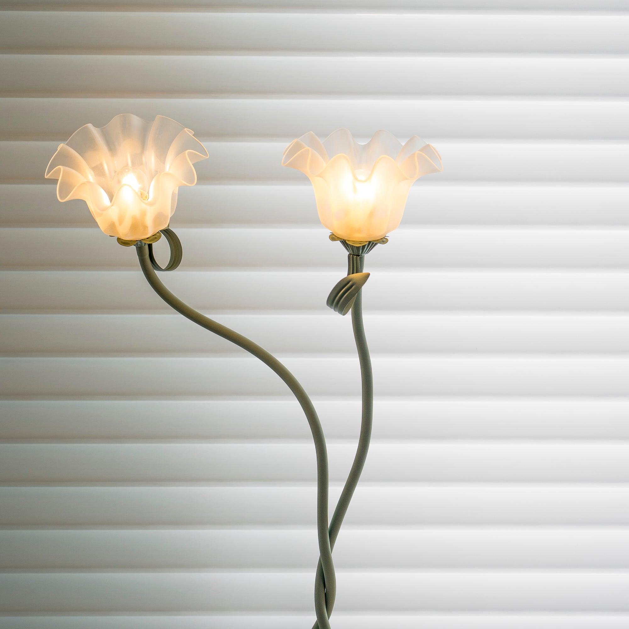 Talivay Floral Floor Lamp