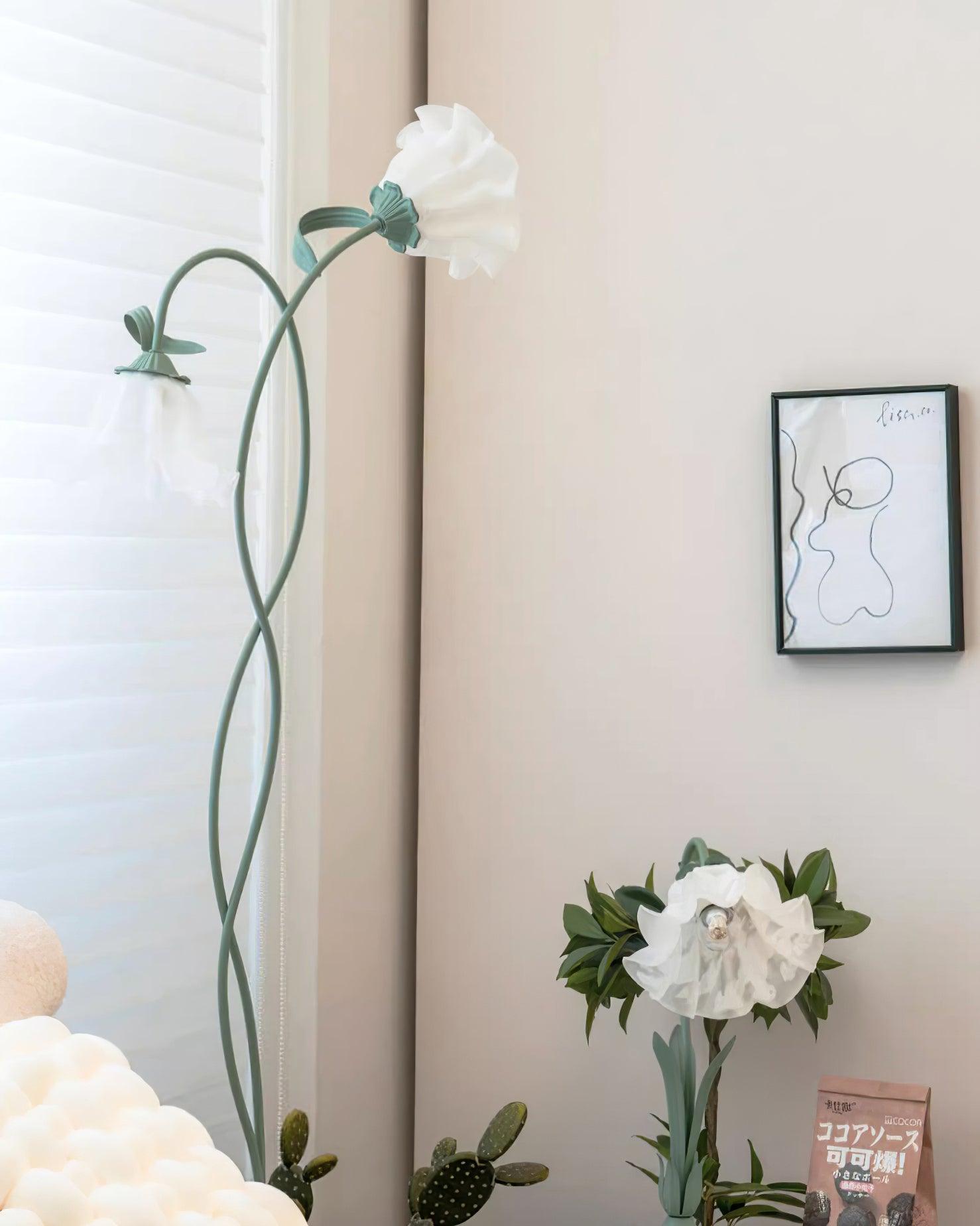 Talivay Floral Floor Lamp