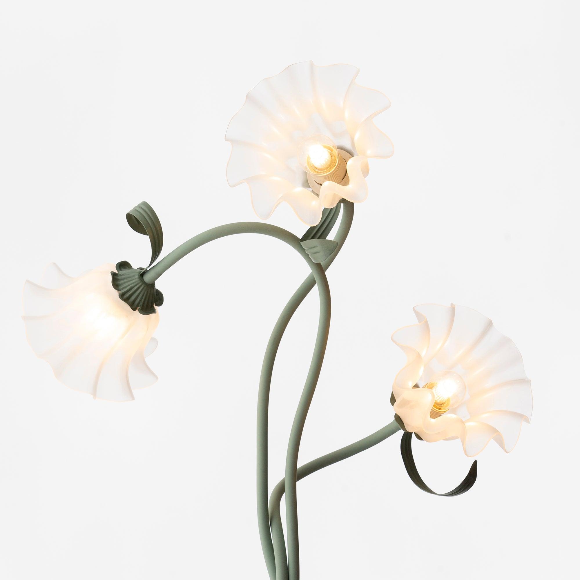 Talivay Floral Floor Lamp
