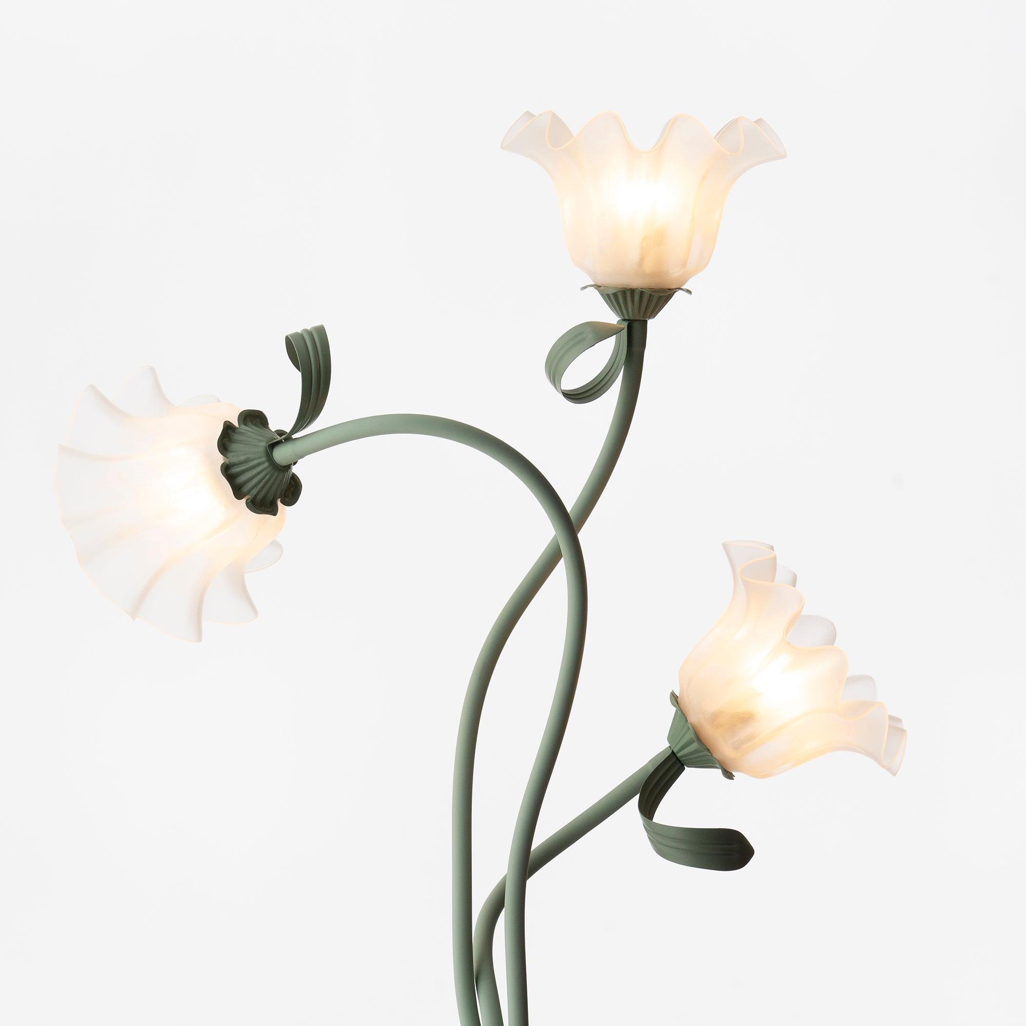 Talivay Floral Floor Lamp