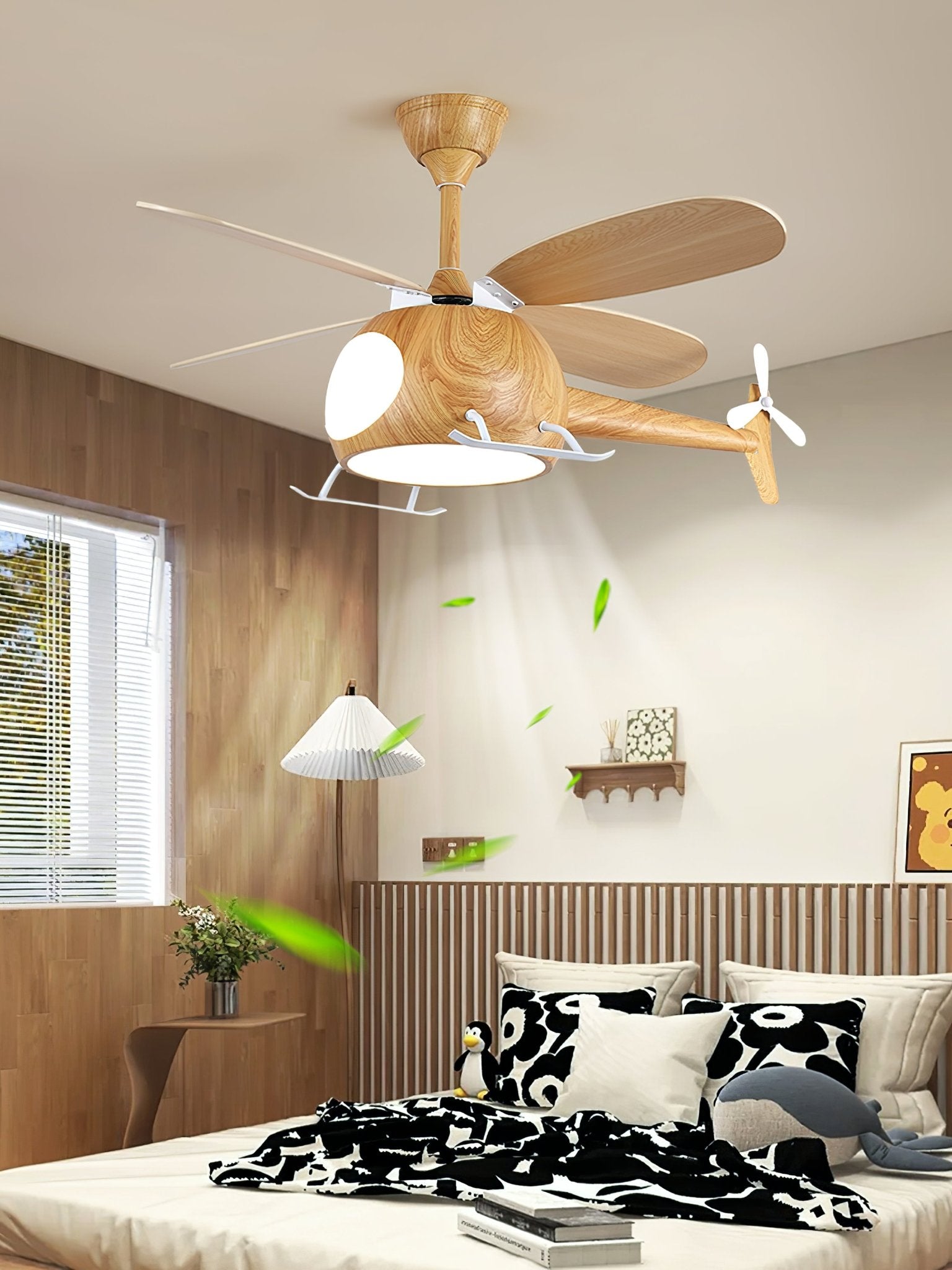 Yaralin Helicopter Ceiling Fan Light