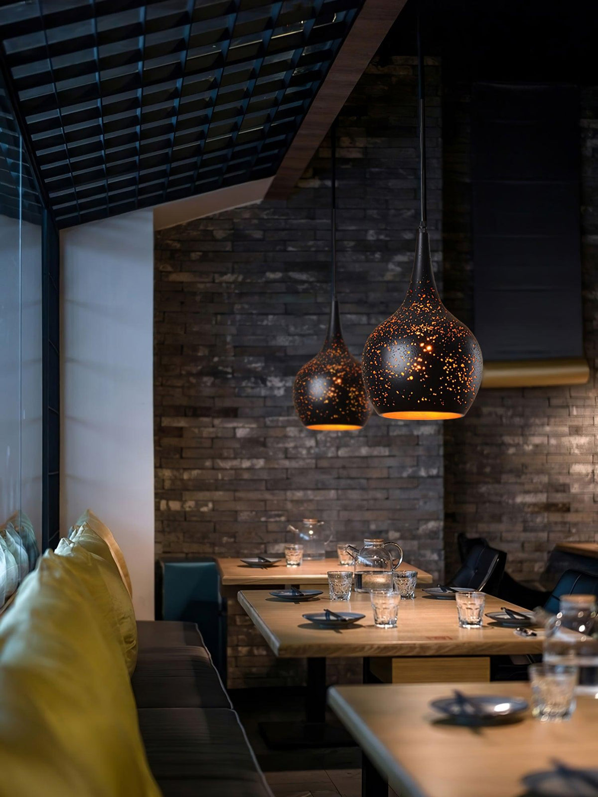 Hollow Industrial Pendant Lamp – detail 12
