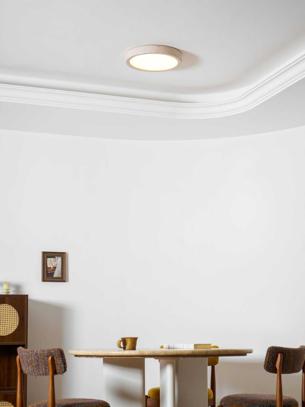 Horizon Travertine Ceiling Light – detail 18