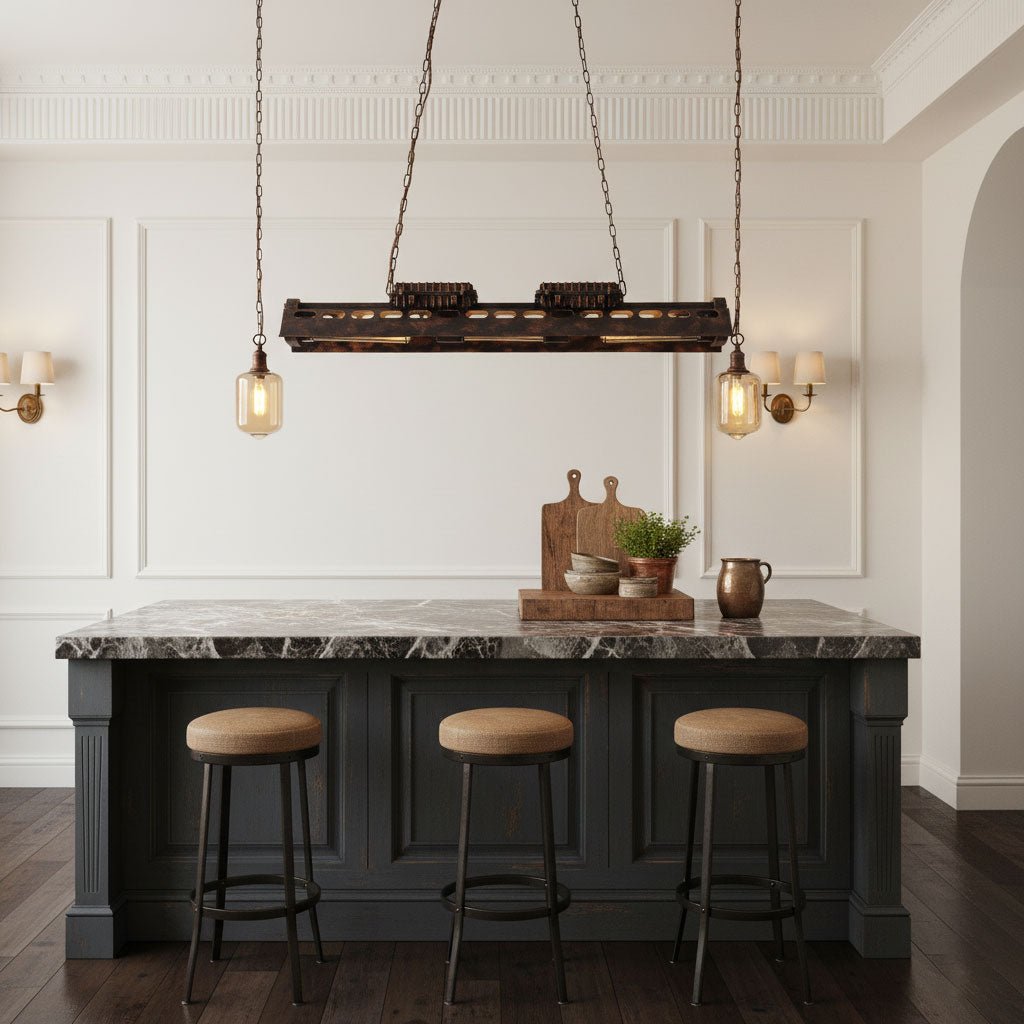 Industrial Steampunk Chandelier – detail 4