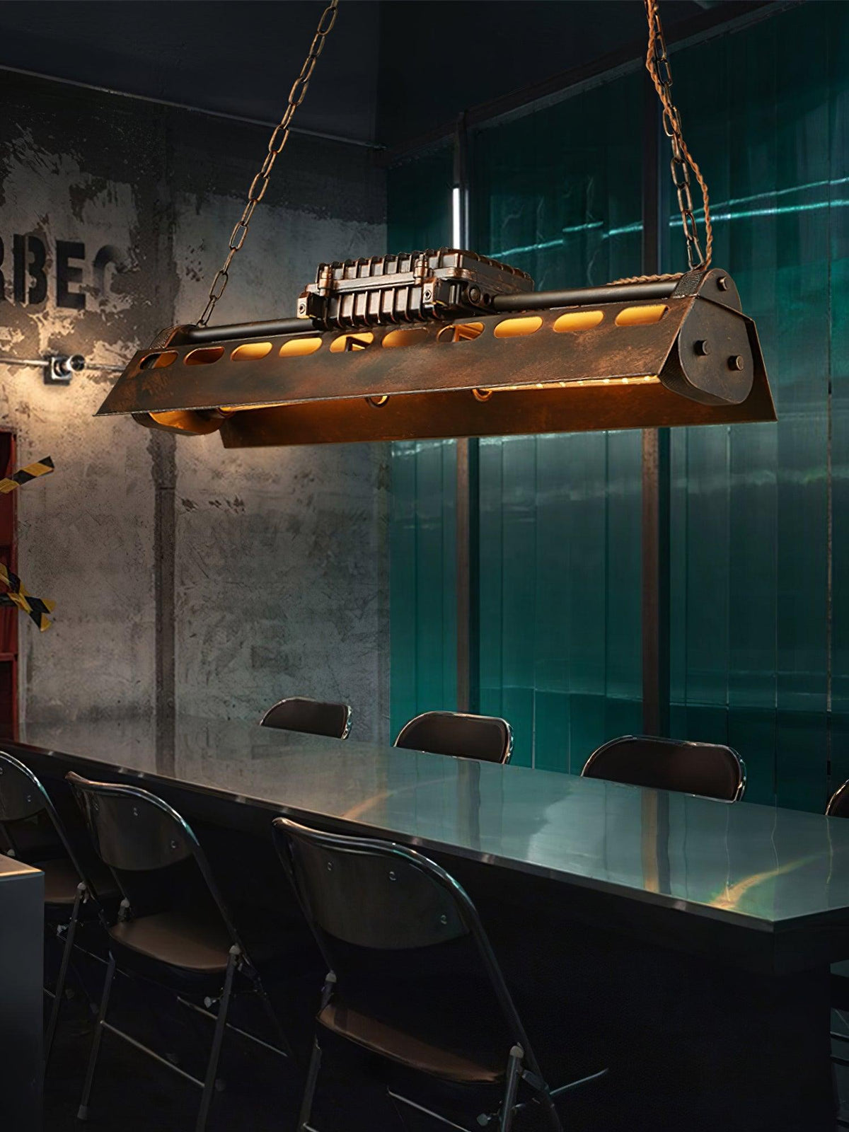 Industrial Steampunk Chandelier – detail 30