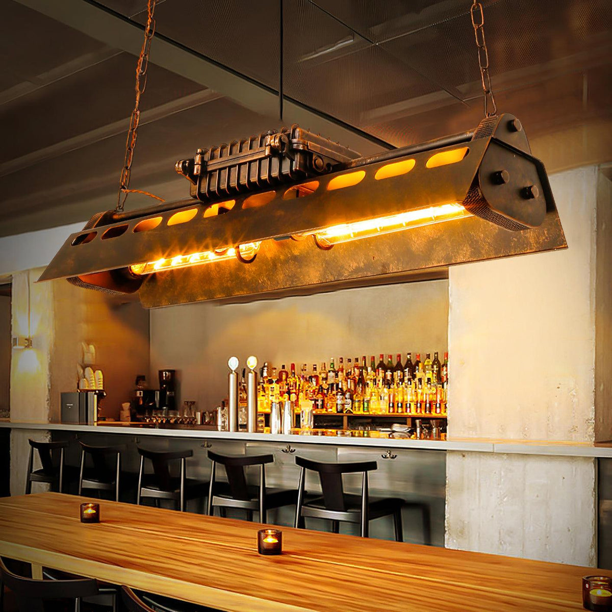 Industrial Steampunk Chandelier – detail 10
