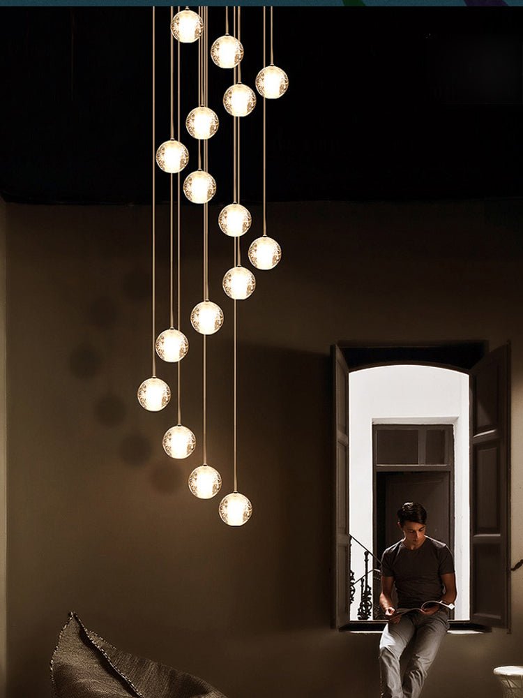 Crystal Bubbles Balls Pendant Lamp – detail 13