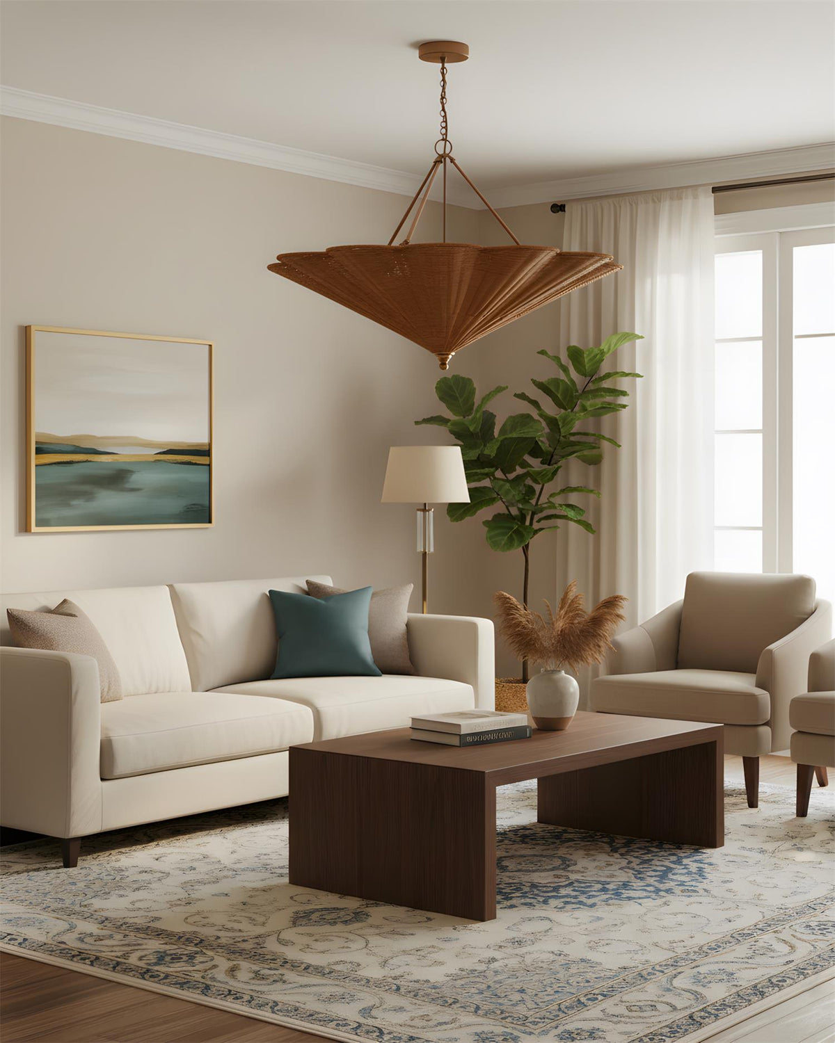 Wilovaer Sculptural Chandelier