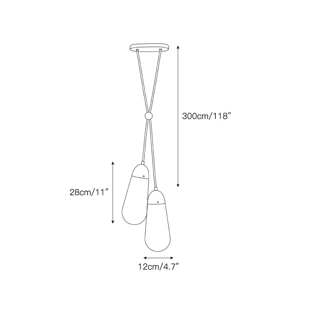 Zellin Cluster Pendant Light