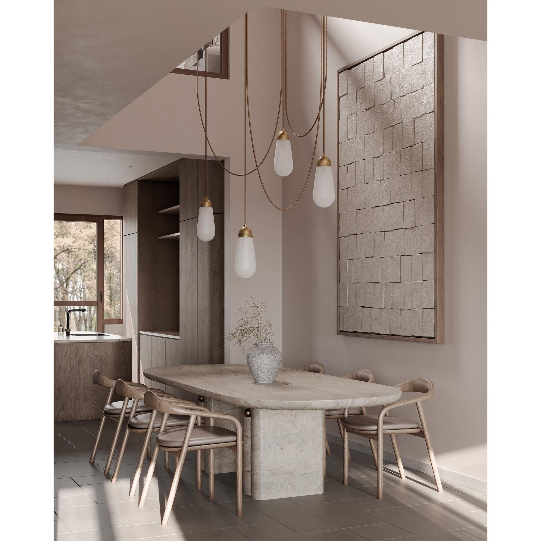 Zellin Cluster Pendant Light