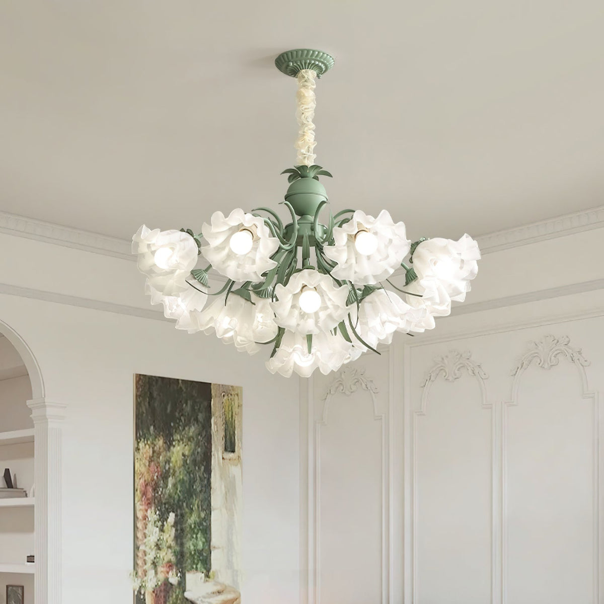 Lily of the Valley Flower Chandelier – detail 13
