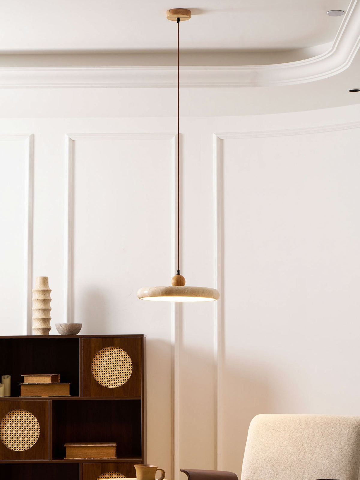Lola Travertine Pendant Light – detail 25