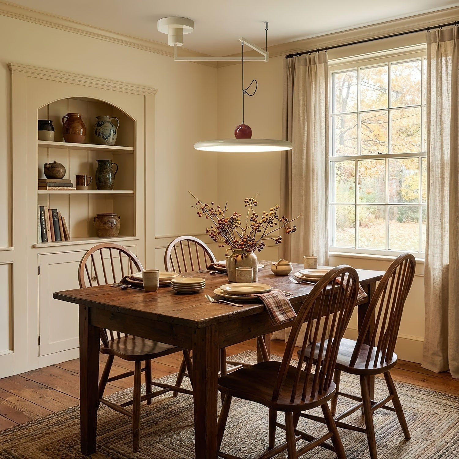 Rovele Swing Arm Pendant Light