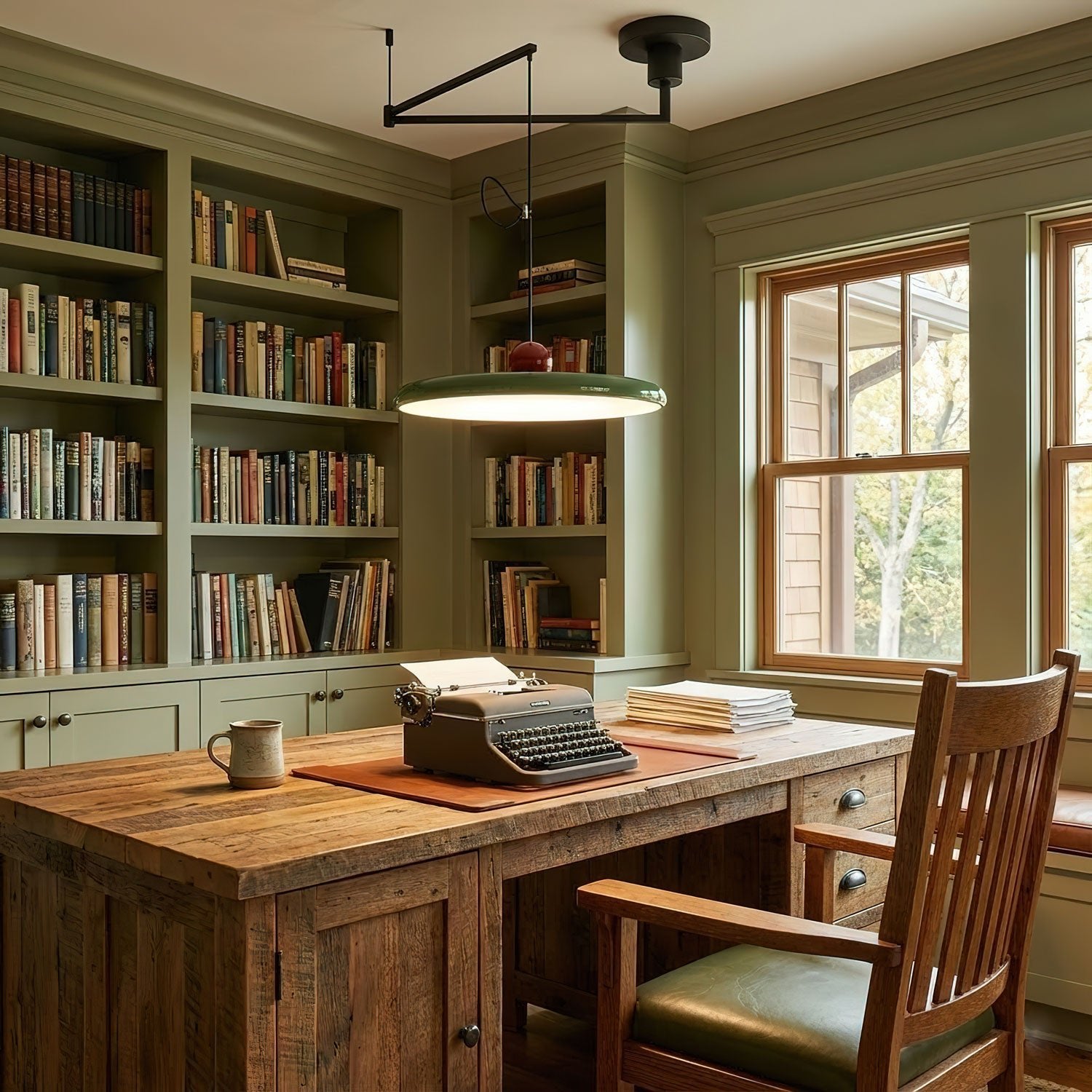 Rovele Swing Arm Pendant Light