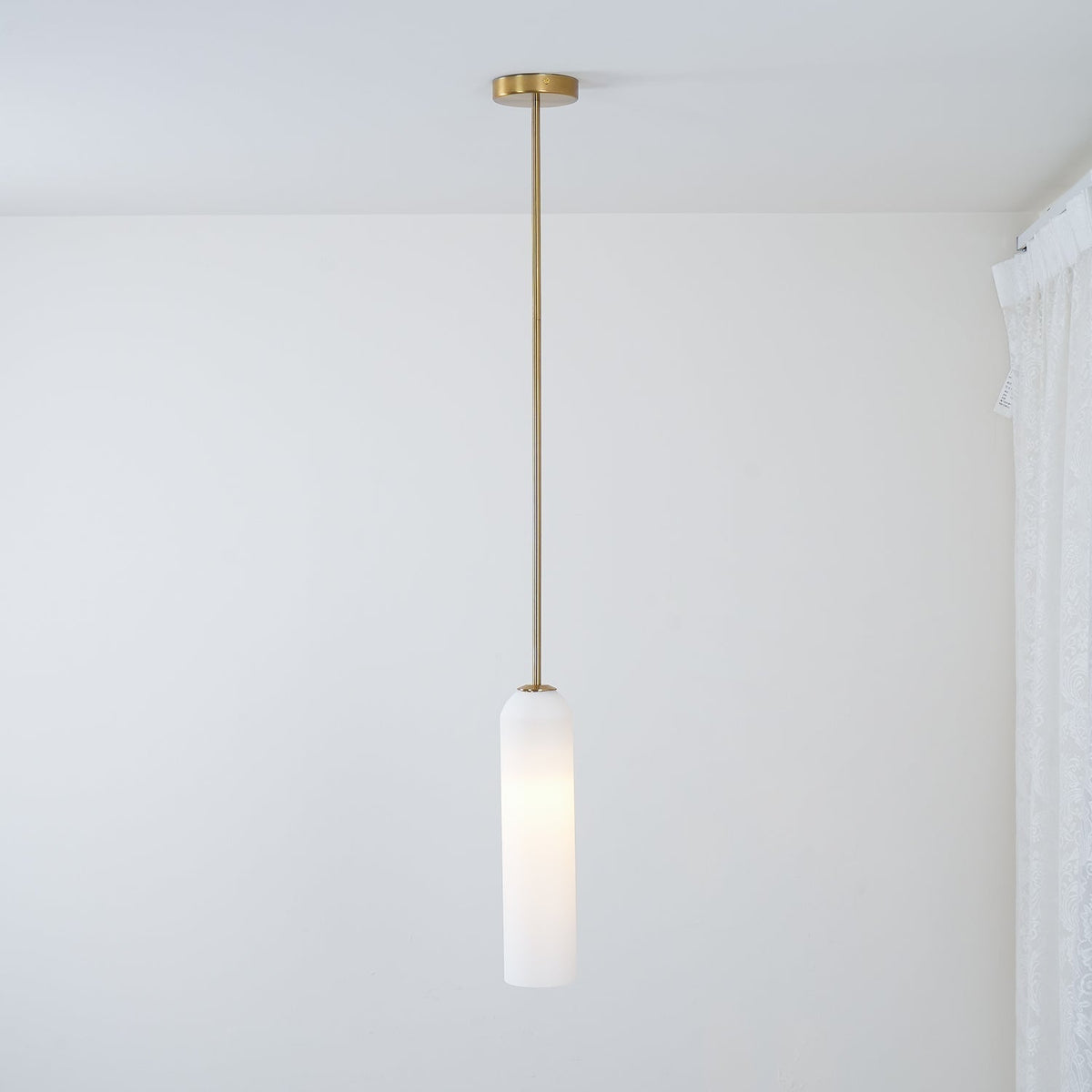 Long Tube Glass Pendant Light – detail 10