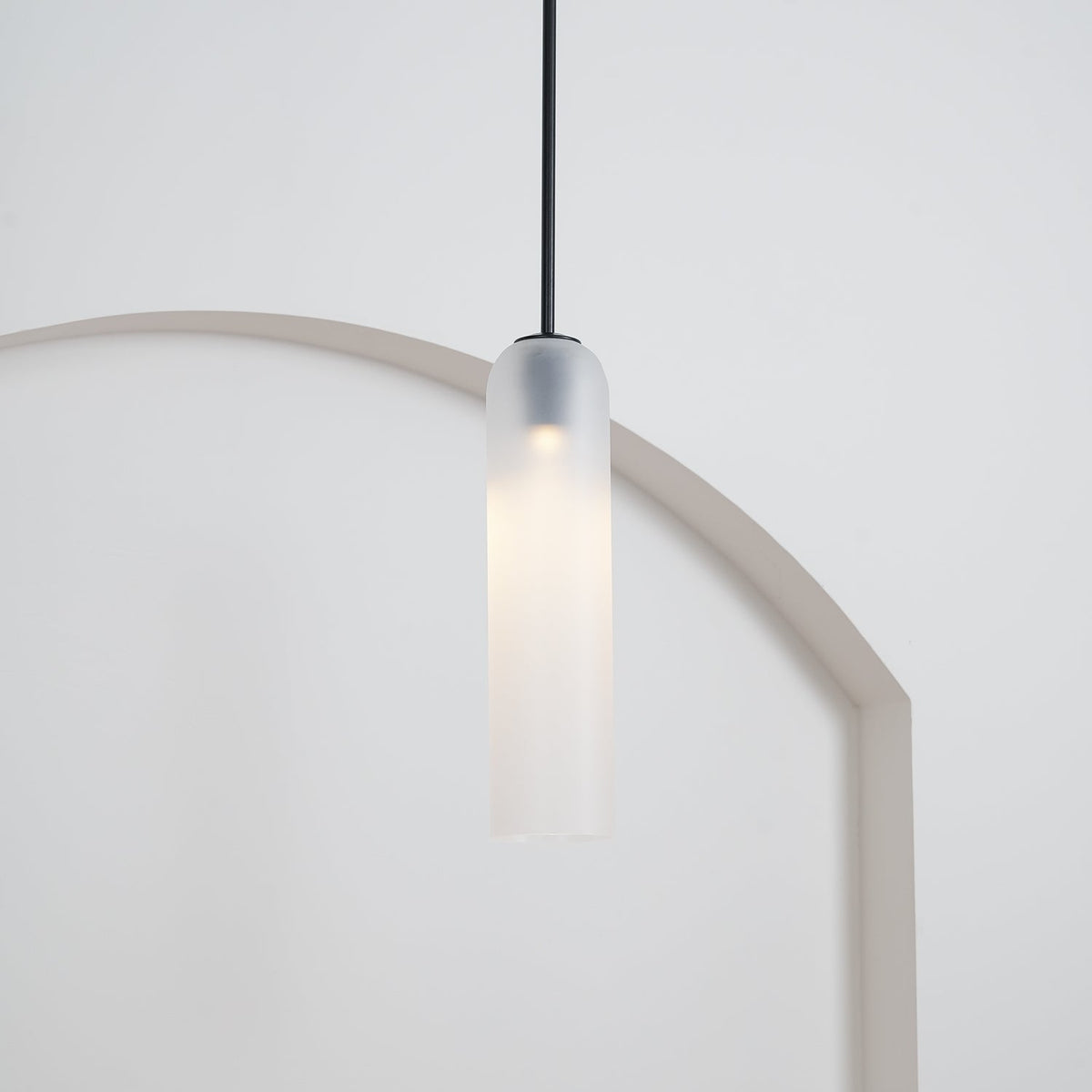 Long Tube Glass Pendant Light – detail 12
